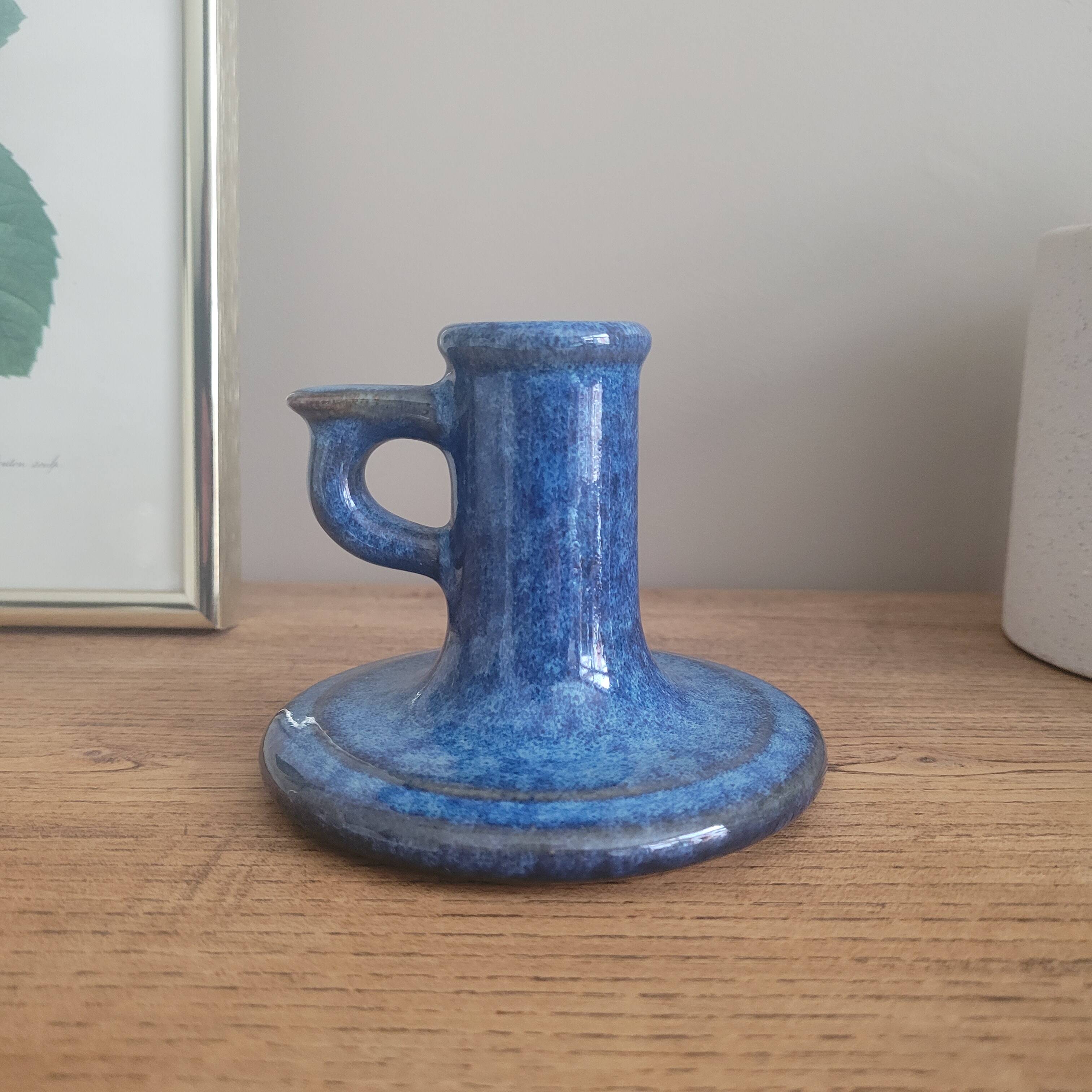 La Redoute x Selency ceramic candle holder 02 blue