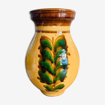 Savoyard vase in glazed ceramic