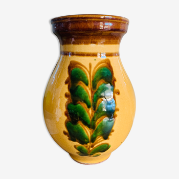 Vase savoyard en céramique vernissée