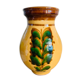 Vase savoyard en céramique vernissée