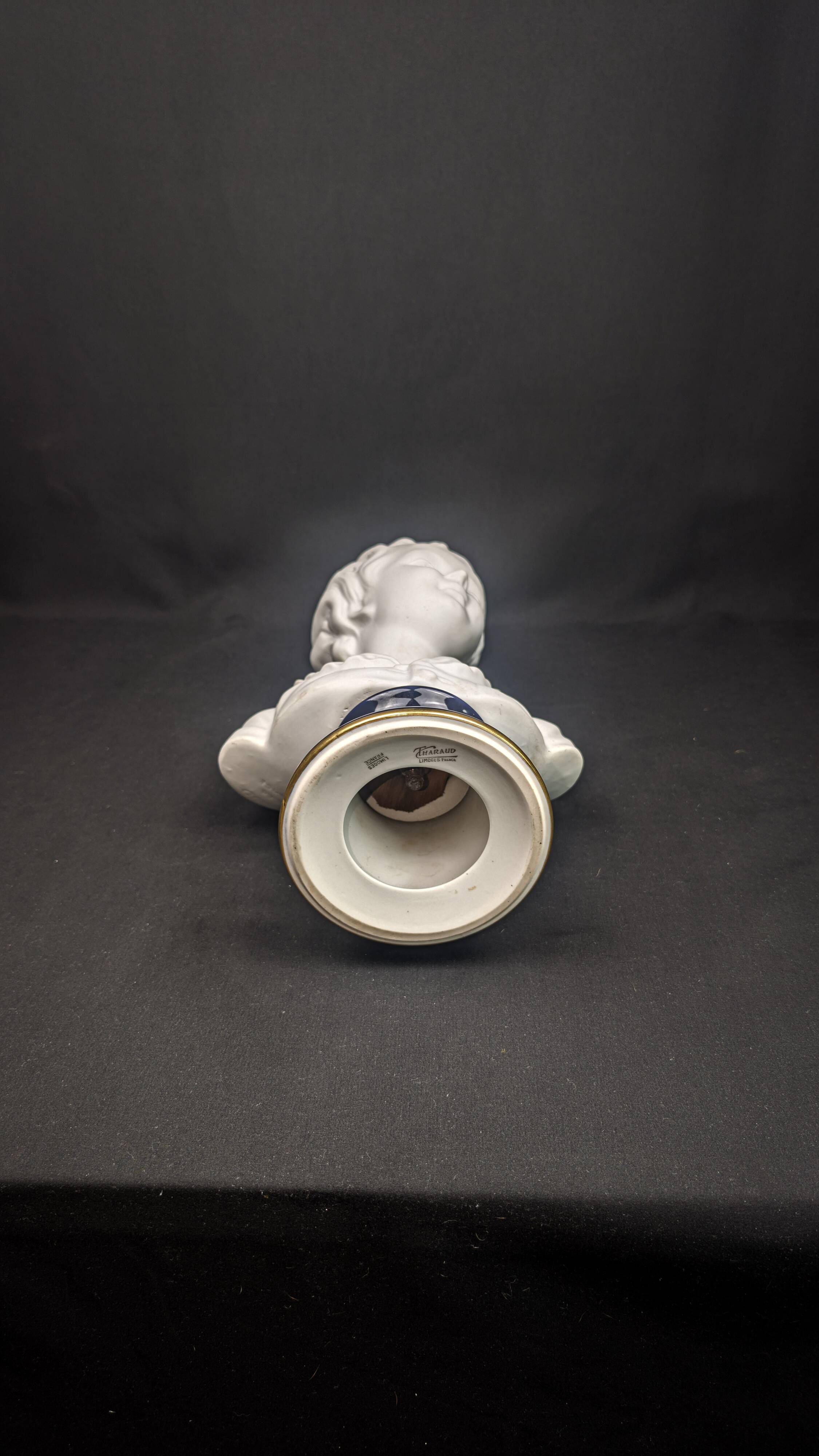 Child bust of Alexandre Brongniart, Limoges porcelain, Camille Tharaud