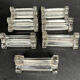 Lot de 7 porte couteaux en verre