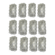 Crystal Glass Sconces Set of 12 by Staff Germany 1970’s