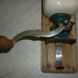 Vintage Goldenberg wall-mounted coffee grinder
