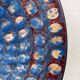 Large Mid-Century Modern German Studio Pottery Decorative Wall Plate by Eva Fritz-Lindner for Karlsruher Majolika, 1960s