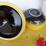 Pear-shaped soupiere vintage italian ceramic 70