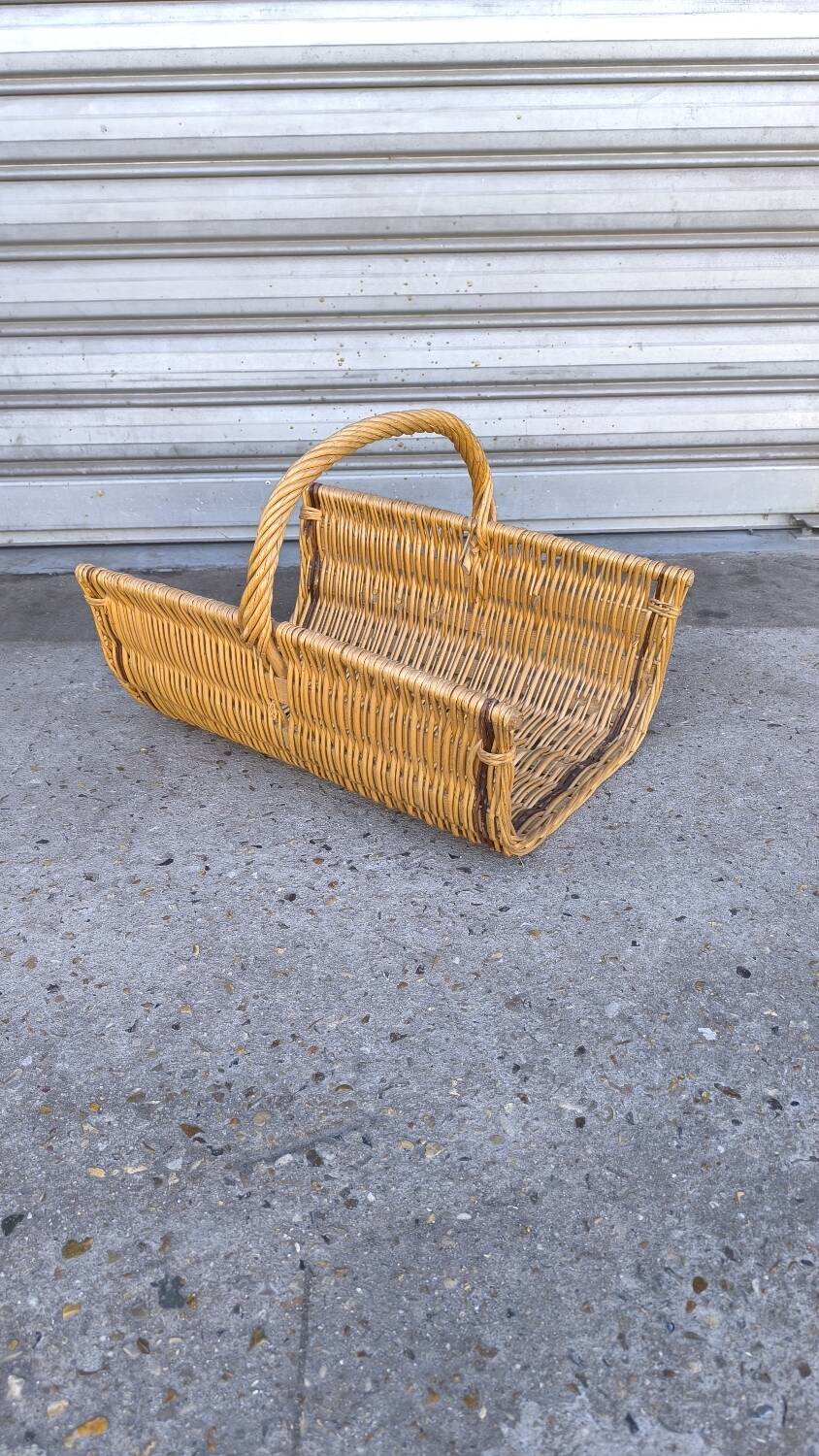 Vintage log basket