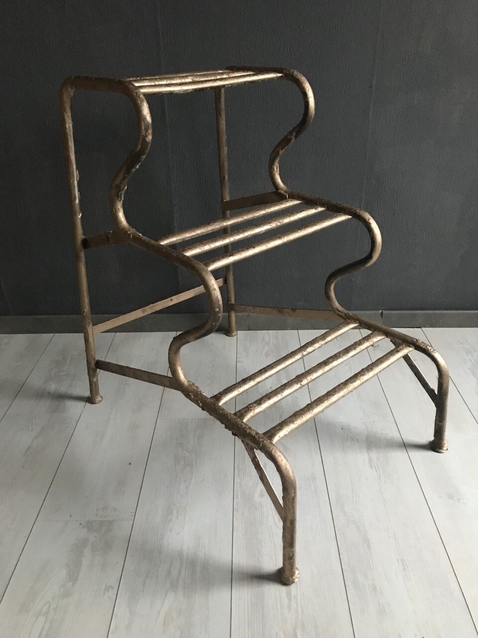 Vintage Staircase Gold Iron