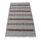 Geometric woven rug with fringes – Ethnic style – Hallway & interior