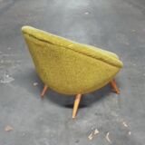 Fauteuil œuf  EGG années 50 style Jean Royere