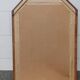 Black and gold art deco style mirror - 110cm x 78cm