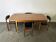 1960/70s Schreiber Mid-Century extending dining table 4 matching dining cha