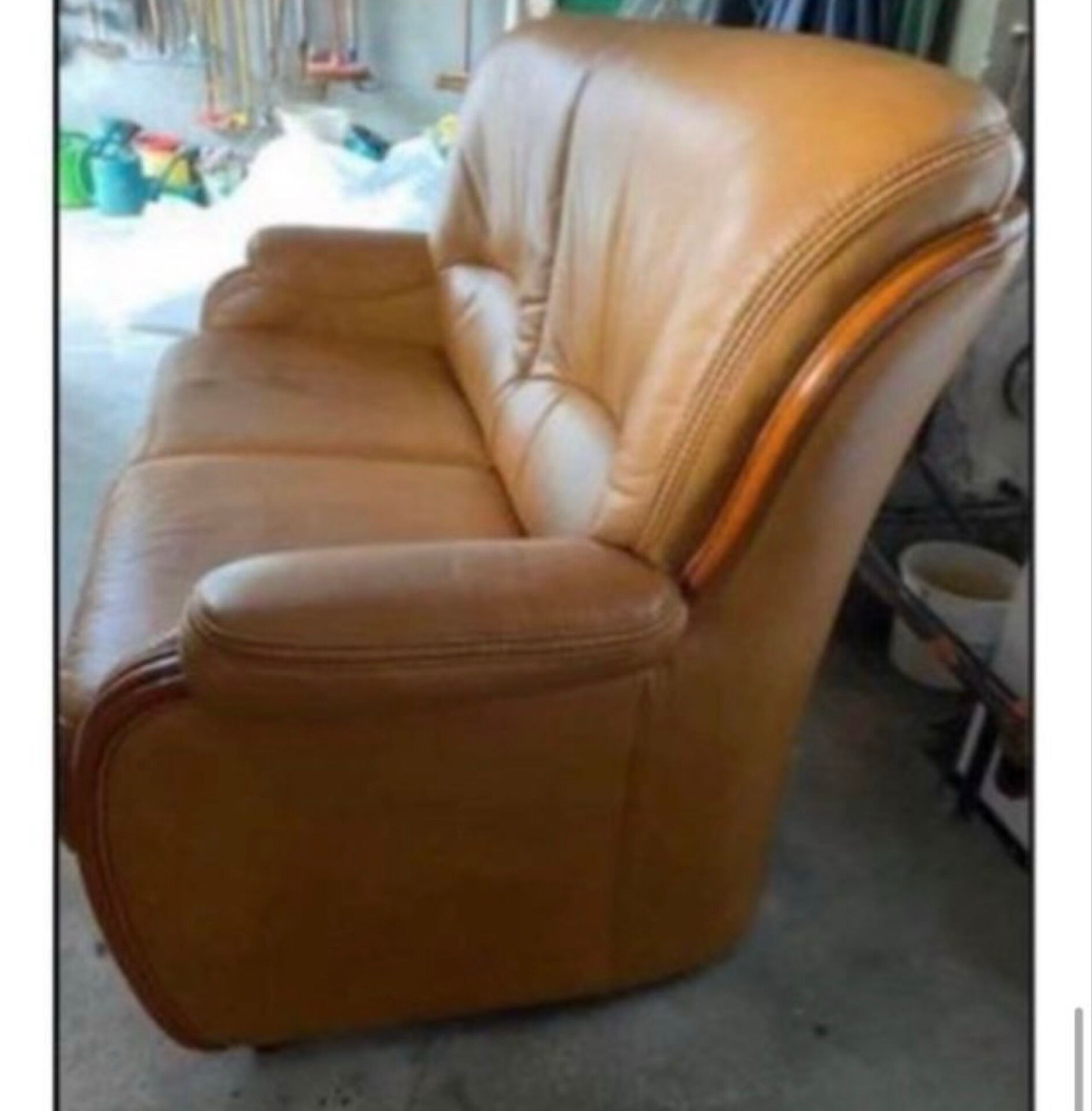 Leather sofa
