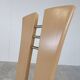 Set of 6 high back dining chairs, 1980s