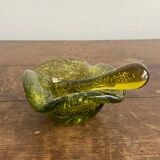 Cendrier en verre bulle biot