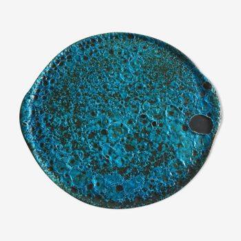 Ceramic dish fat lava