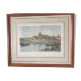 Lithographie de L.A. Asselineau (1808-1889) - Vue du calvaire à Rennes