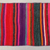 Old Turkish narrow Kilim Runner 283x51 cm shabby chic, vintage kelim