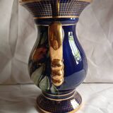 Vintage "h.bequet" earthenware vase