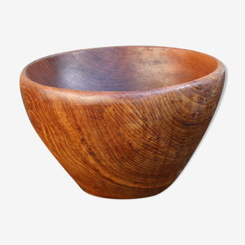 Salad bowl, vintage teak fruit cup