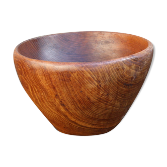 Salad bowl, vintage teak fruit cup