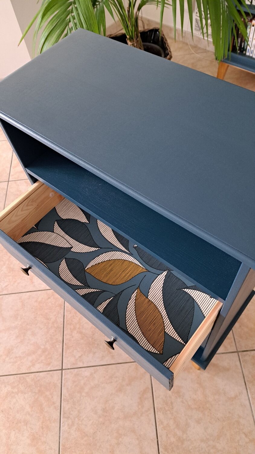 Rød Sødgren niche chest of drawers blue ganne