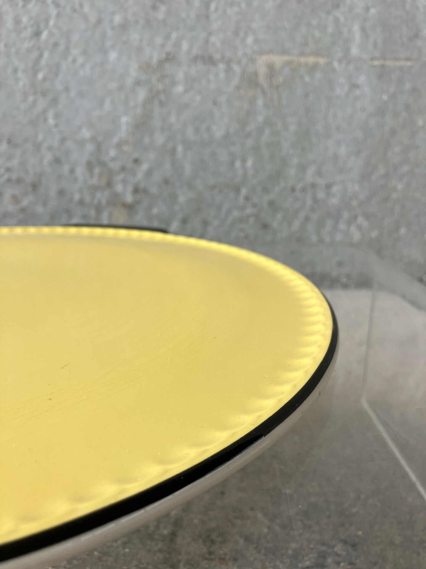 Serving dish Villeroy & Boch Yellow and black 1950s