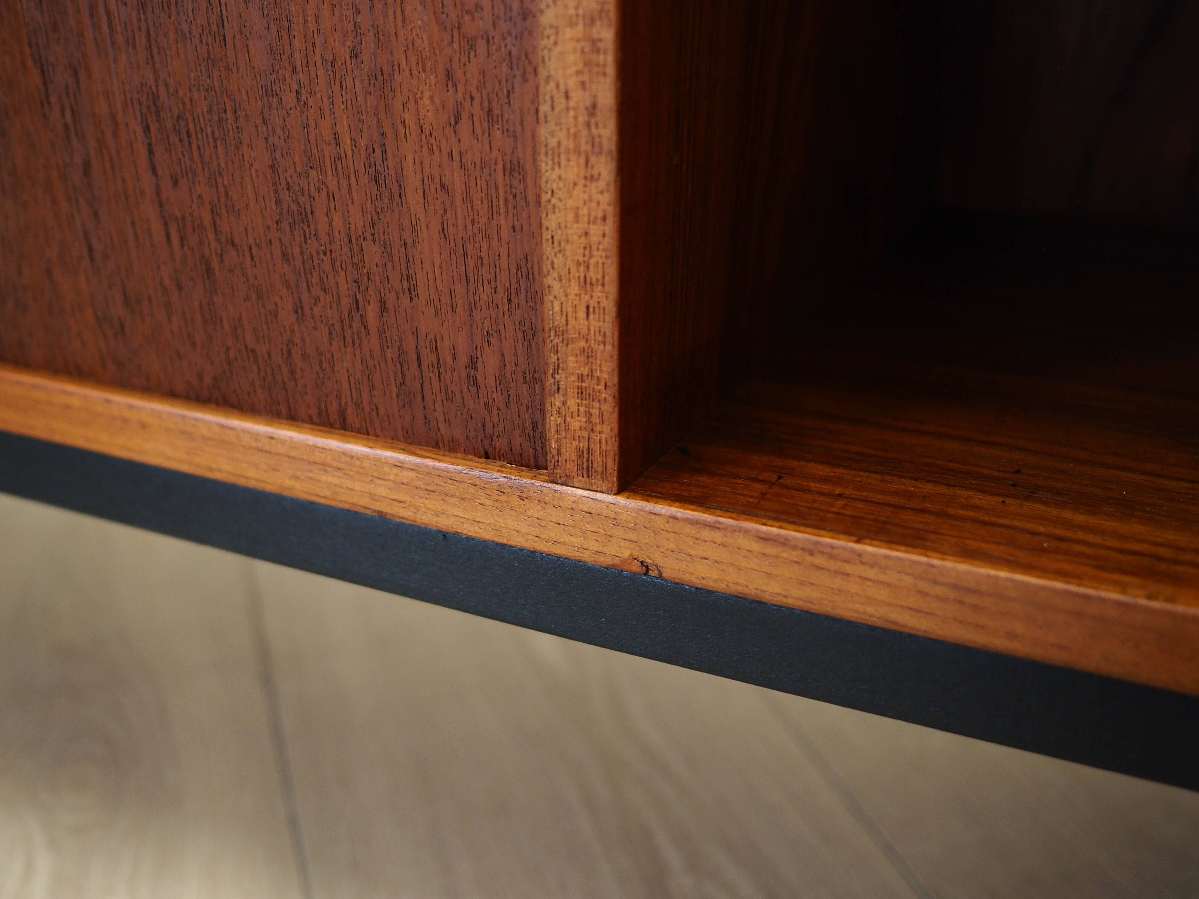 Teak bookcase, Danish design, 1970s, production: Kjeld Bundgard