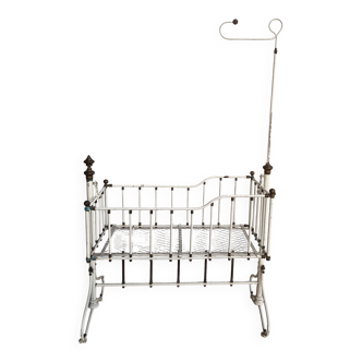 Vintage metal cradle