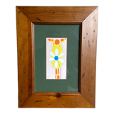 Cadre enfant en bois massif