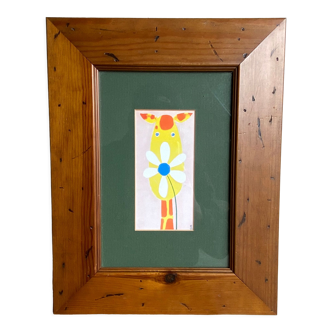 Solid wood children's frame