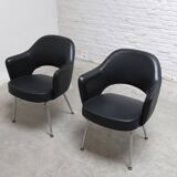 Original set of 4 'Executive' armchairs by Eero Saarinen for Knoll, 1960s