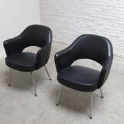 Ensemble original de 4 fauteuils 'Executive' par Eero Saarinen pour Knoll, années 1960.