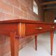 Modernist mahogany desk DLG Maxime Old – Hourglass handles (1940)
