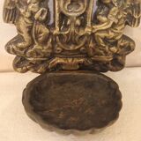 Bronze holy water font from the late 19th century.