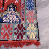 Colorful Moroccan boujad rug - 167 x 322 cm