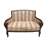 Banquette 2 places vintage style Restauration