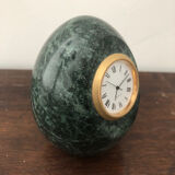 Stone paperweight clock