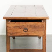 Antique French farmhouse dining table for 4/ 6 people from the 18th century