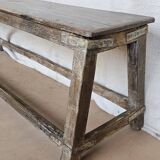 Old burmese teak bench