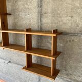 Modernist pine shelf bookcase Regain