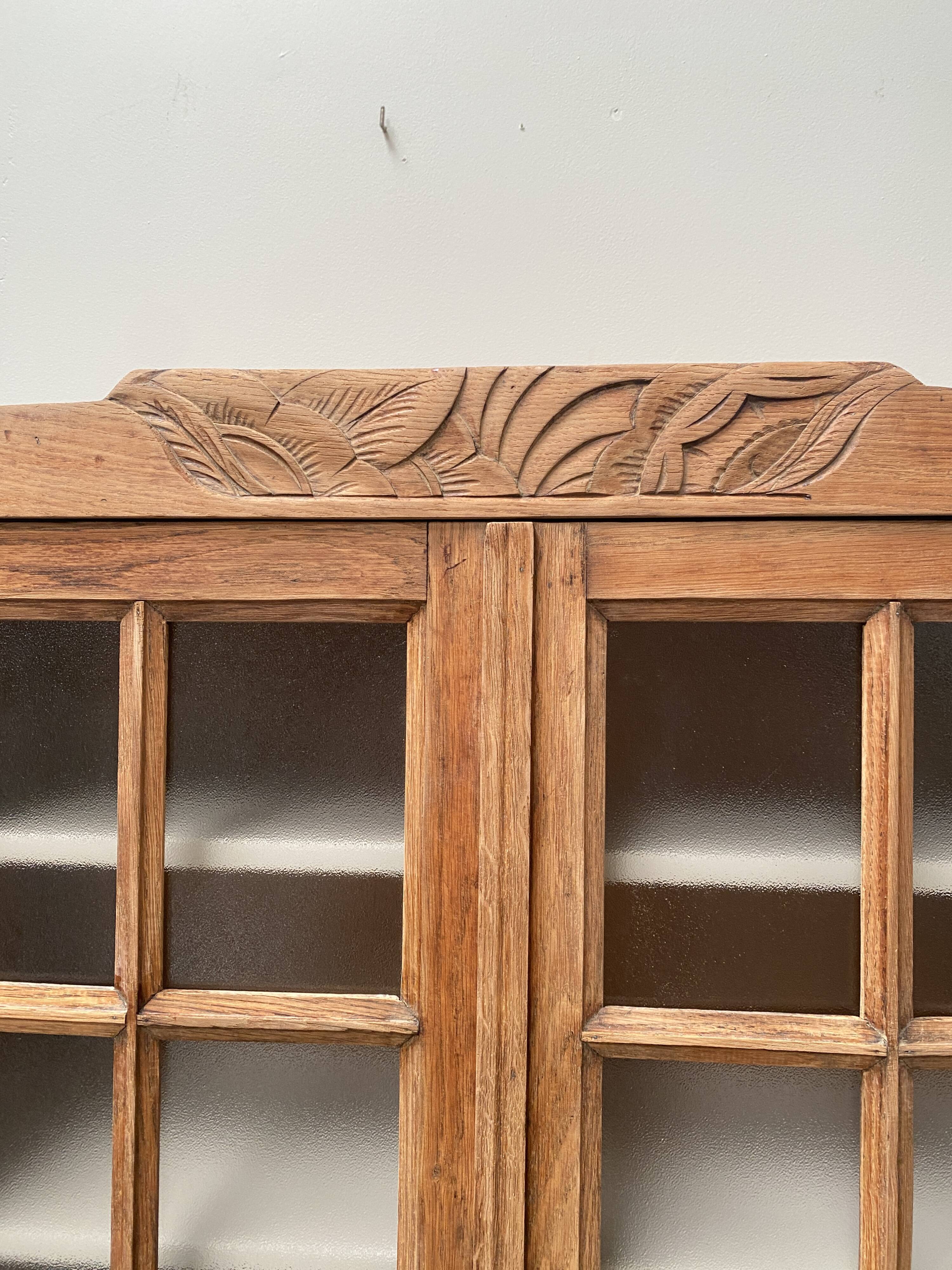 Armoire parisienne Art déco vitrée