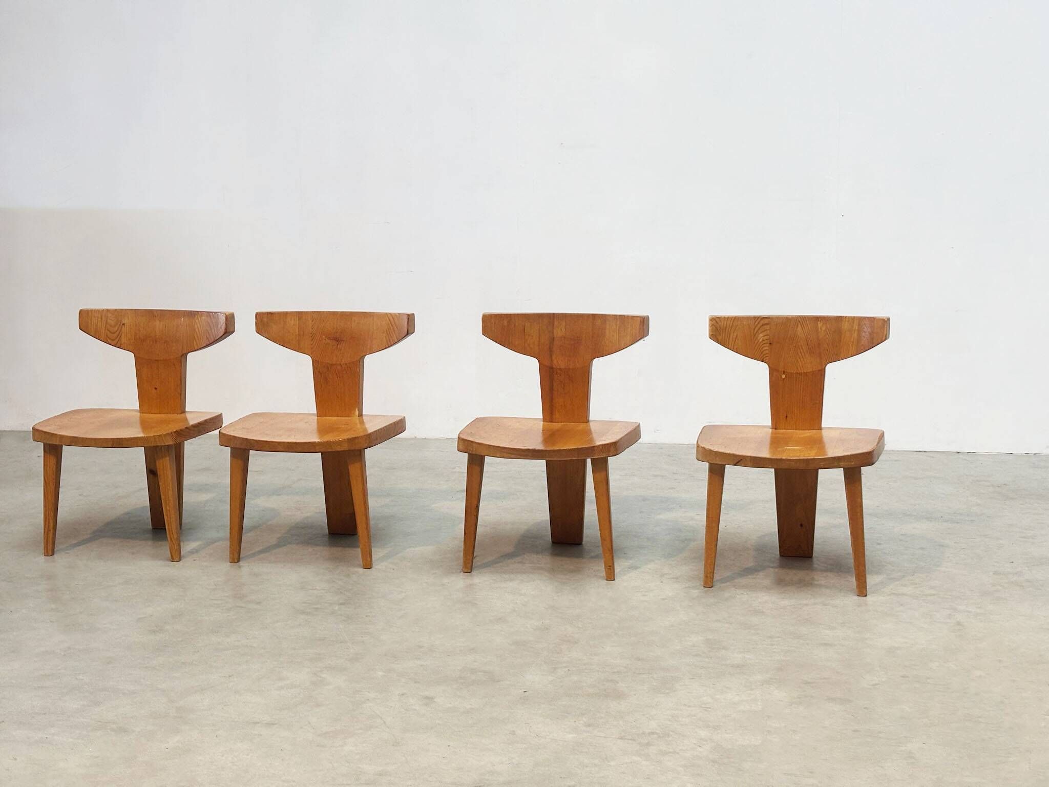 Set of four chairs by Jacob Kielland-Brandt for I Christiansen