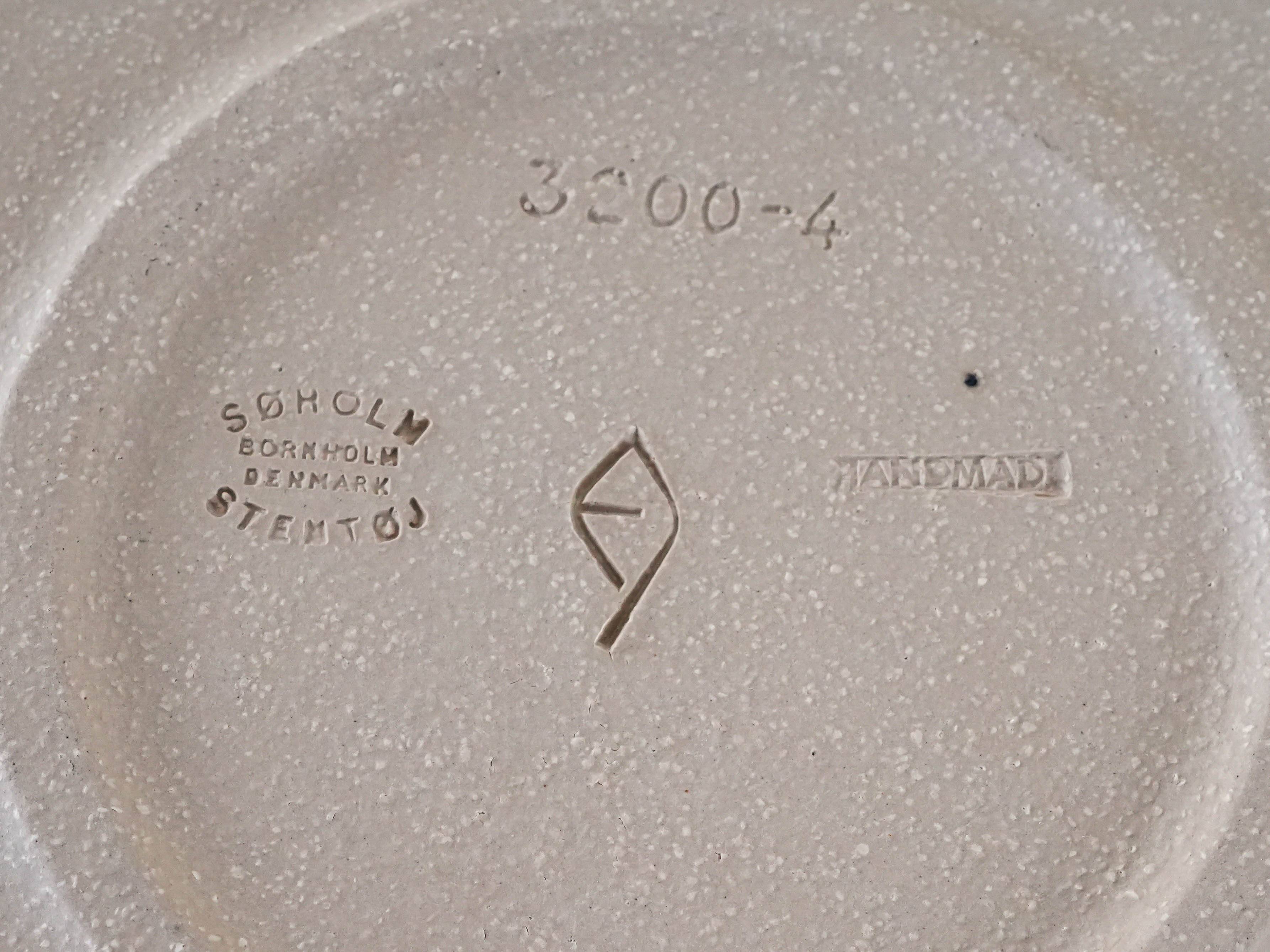Ceramic bowl, Danish design, 1960s, manufacturer: Søholm