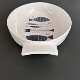 Stylized fish dish