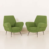 Gigi Radice attr. to lounge chairs, set of two, 1960s
