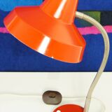 Vintage vermilion desk lamp