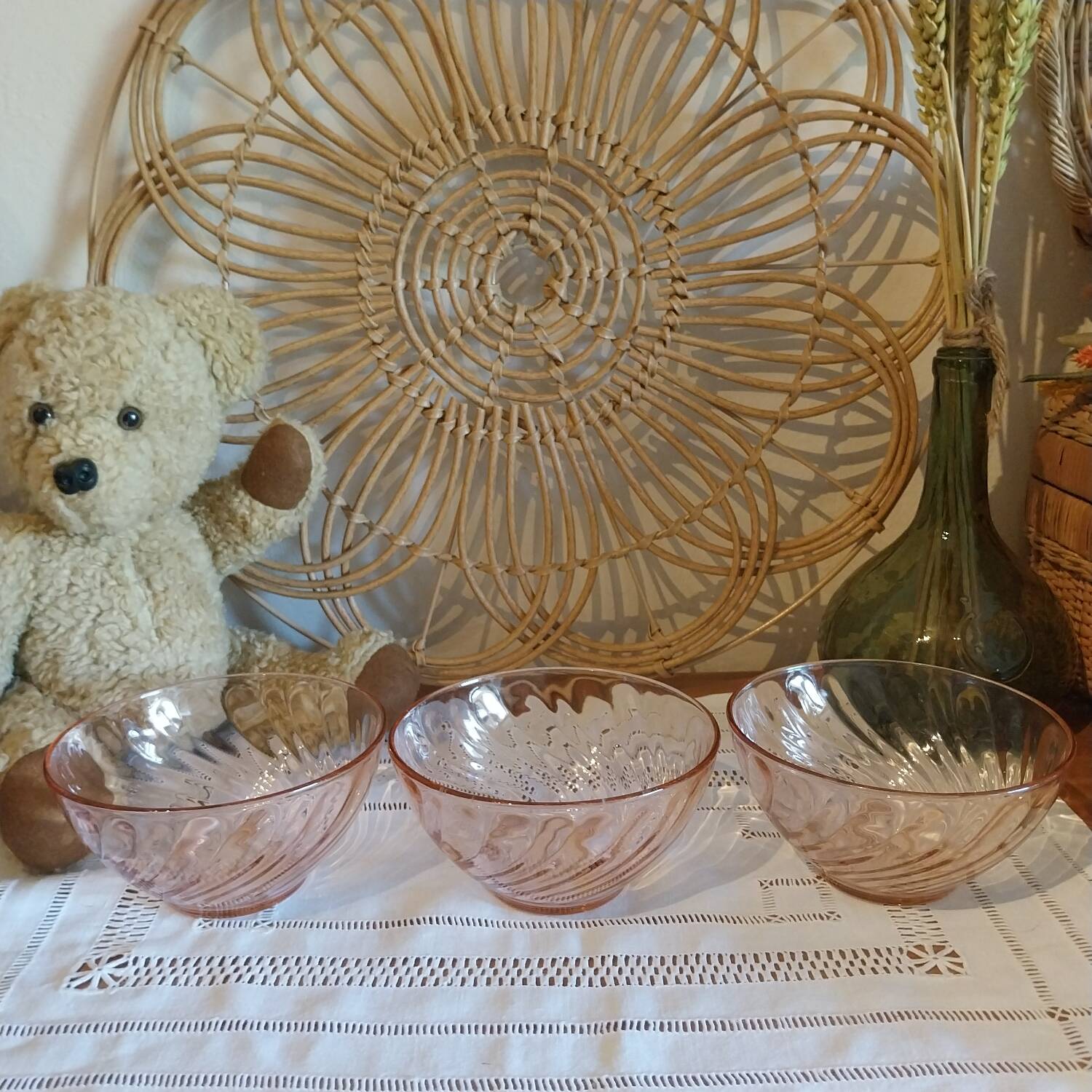 Vintage Rosaline bowls