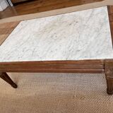 Marble coffee table
