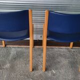 Pair of Vintage Bentwood Chairs by Wilhelm Ritz for Wilkhahn circa 1960 in very good condition